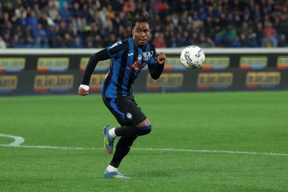 Bergamo, Italy. 12th May, 2025. Ademola Lookman of Atalanta during the Atalanta vs AS Roma Serie A match at Gewiss Stadium, Bergamo. Picture credit should read: Jonathan Moscrop/Sportimage Credit: Sportimage Ltd/Alamy Live News