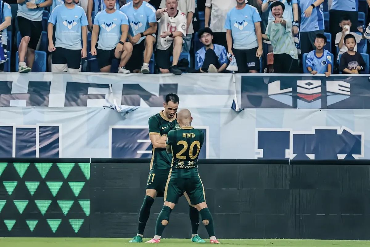 Alexandru Mitriță i-a impresionat pe chinezi, după ce a dat un assist și a marcat la ultimul meci pentru Zhejiang