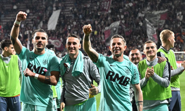 FOTBAL:RAPID BUCURESTI-CFR CLUJ, PLAY OFF SUPERLIGA SUPERBET (6.04.2024)