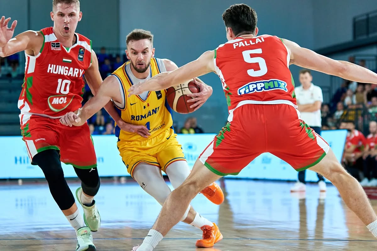 Victorie entuziasmantă pentru România împotriva Ungariei, în precalificările europene ale FIBA World Cup 2027