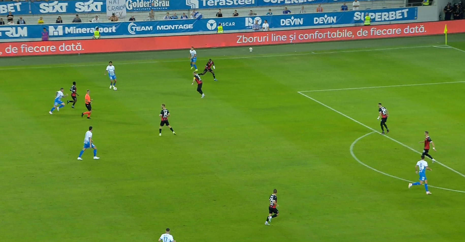 Universitatea Craiova - Spartak Trnava 0-0, ACUM, pe DGS 1. Ocazii imense ratate de gruparea din Bănie!