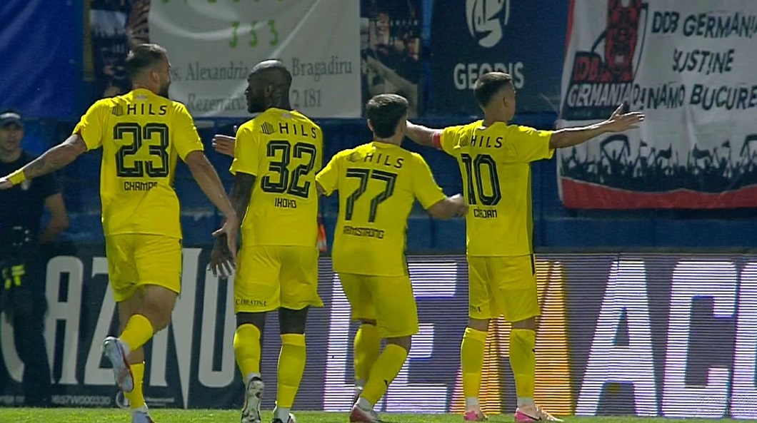 Metaloglobus - Dinamo 0-1, Digi Sport 1. Cîrjan, one-man-show! După gol, a trimis și în transversală
