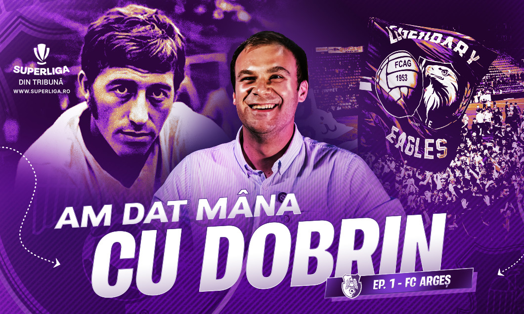 (P) ”Am fost pe 315 stadioane, dar FC Argeș e acasă”. Povestea fanului care a dat mâna cu Dobrin