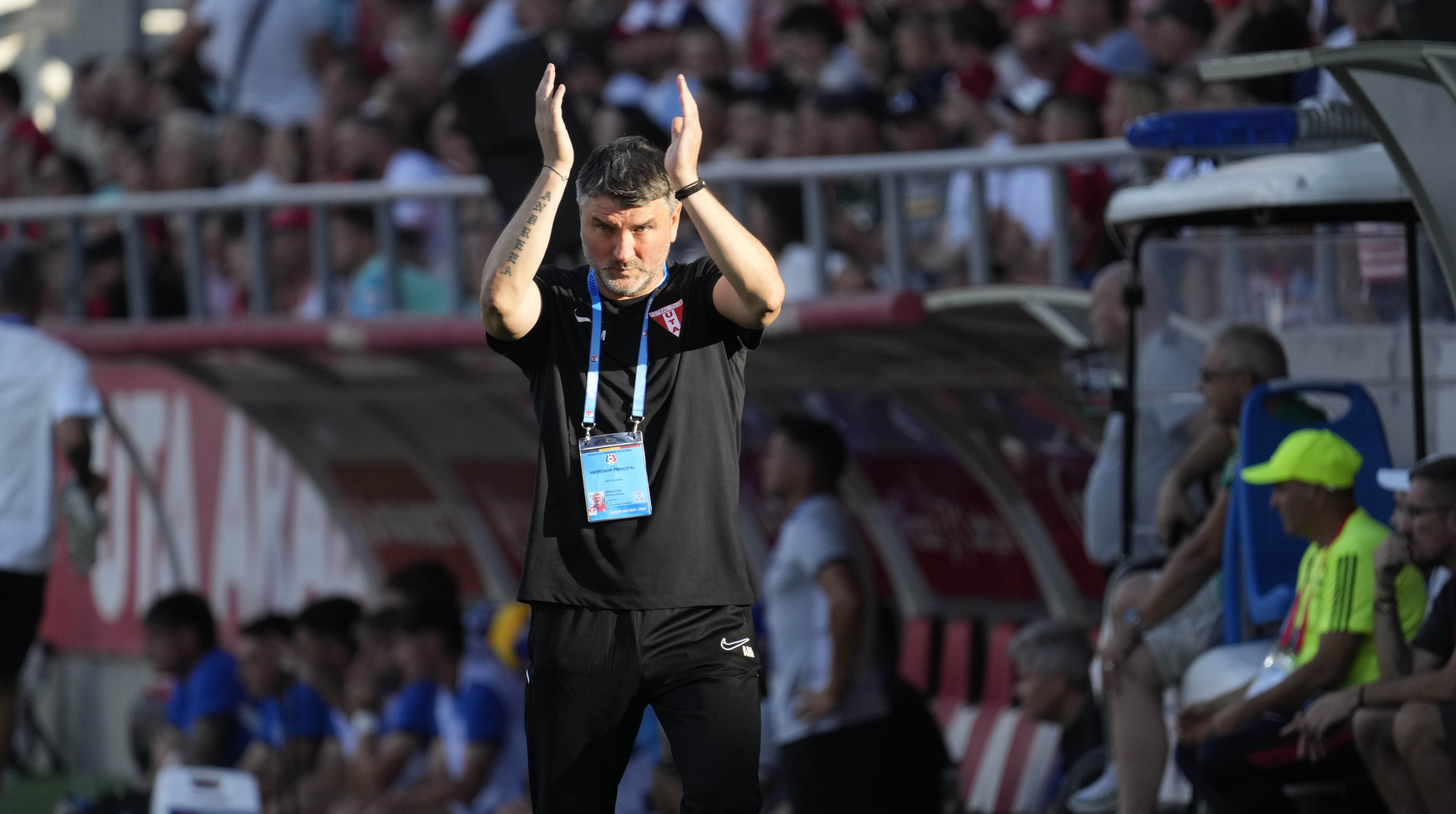 ”Ne sperie”! Adrian Mihalcea a reacționat, după ce a urcat-o pe UTA Arad pe primul loc în SuperLigă