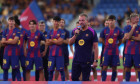 Soccer 2025: FC Barcelona 5-0 Como 1907, Sabadell, Spain - 10 Aug 2025