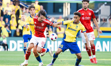 Broendby IF v Vejle Boldklub, 3F Superliga football, Brondby, Denmark