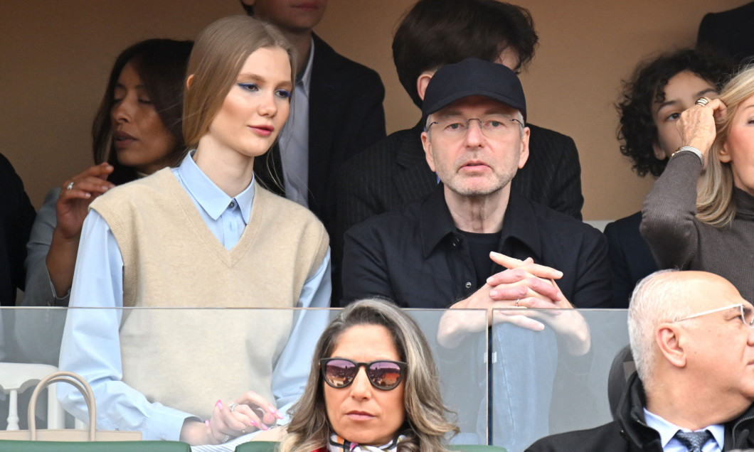 Célébrités dans les tribunes de la finale de la 118ème édition du Rolex Monte-Carlo Masters, au Monte-Carlo Country Club à Roquebrune Cap Martin