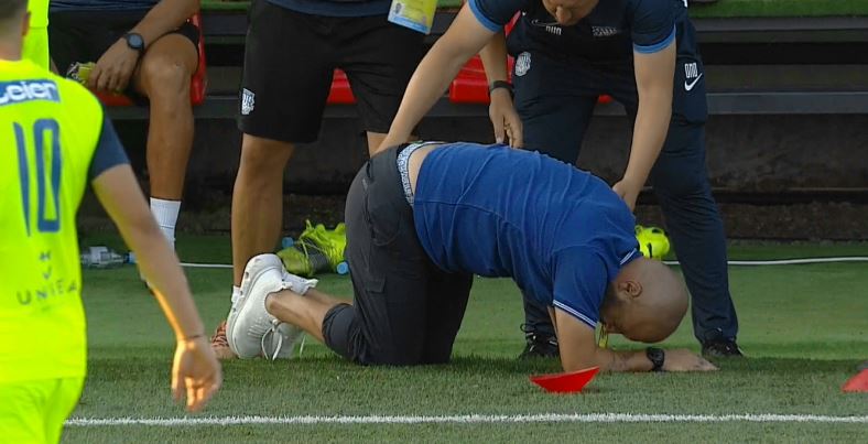 Scene neverosimile în FC Bacău - Poli Iași! Tony Da Silva aproape să-și rupă piciorul