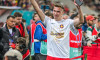 Andrei Cosmin Gheorghita of FCSB pictured during the award ceremony of the 2024 2025 Romanian Superliga held at the end of the FCSB-CSU Craiova game.