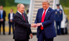U.S. President Trump And Russian President Putin Meet On War In Ukraine At U.S. Air Base In Alaska