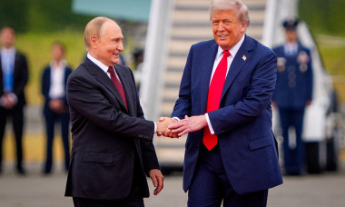 U.S. President Trump And Russian President Putin Meet On War In Ukraine At U.S. Air Base In Alaska