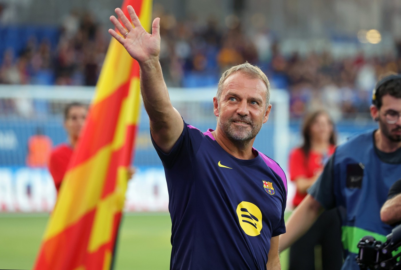 Hansi Flick a intrat în istoria Barcelonei