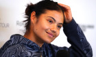 Emma Raducanu during a press conference on day one of the Rothesay Open at Lexus Nottingham Tennis Centre, Nottingham. Picture date: Monday June 10, 2024.