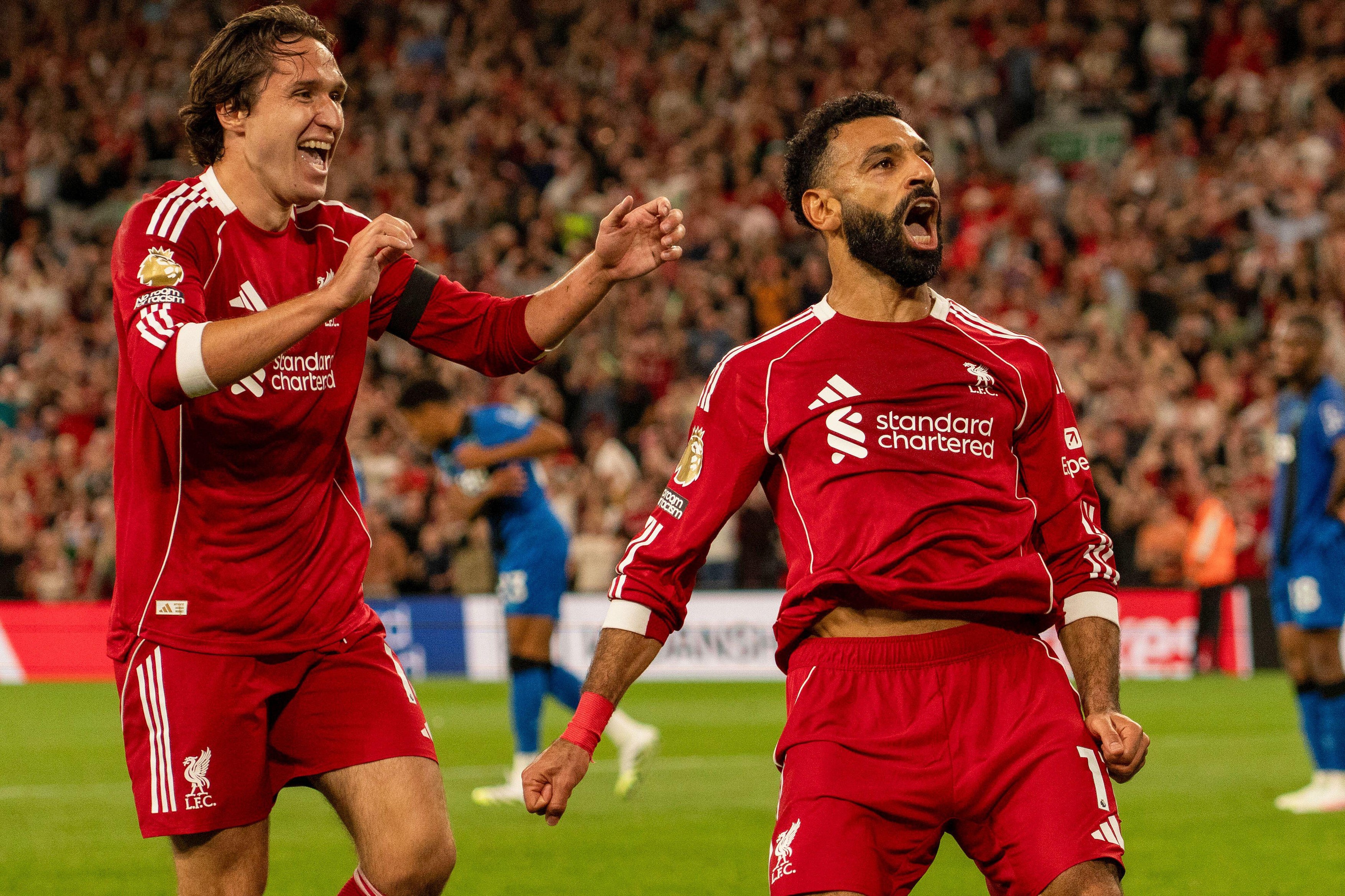 Un nou gol, un nou record! Mohamed Salah a scris din iar istorie la Liverpool