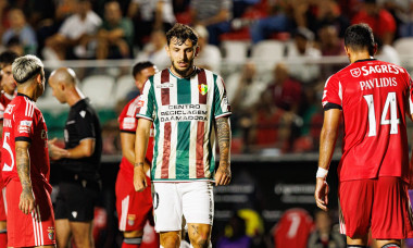 Liga Portugal game between teams of CF Estrela Amadora and SL Benfica
