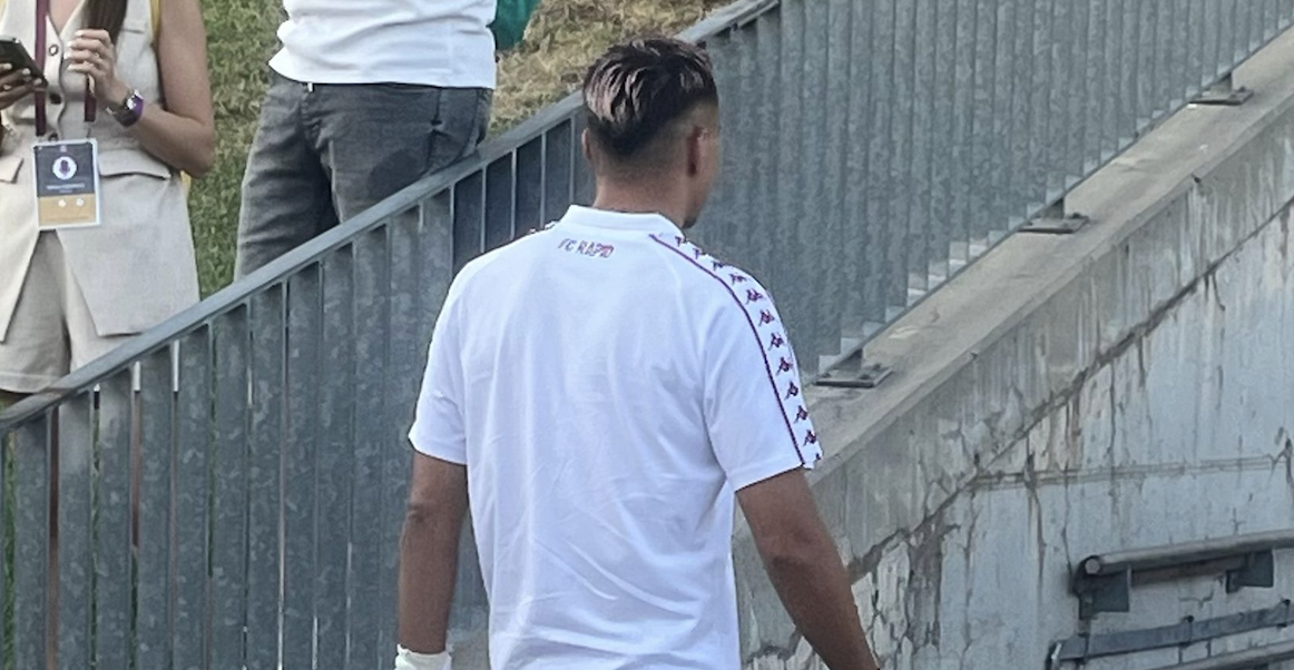Cum a apărut Cristi Manea la Rapid - FCSB, după operația suferită