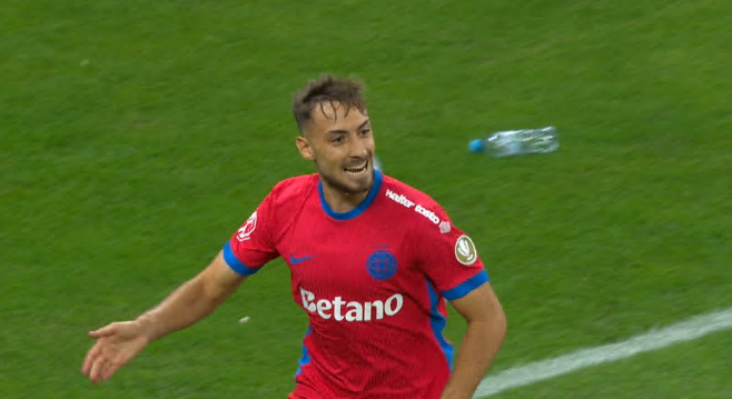 Lixandru, gol pentru FCSB după un an de pauză. Are două reușite în 2 ani