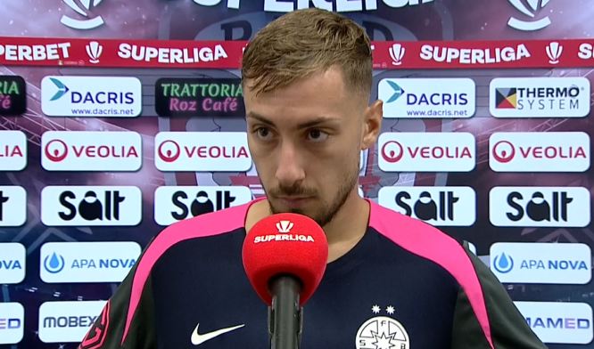 Mihai Lixandru a marcat în Rapid - FCSB, iar la final i-a dat replica lui Gigi Becali