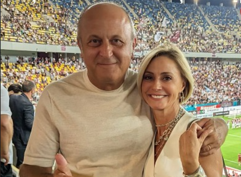 Diana Șucu a postat o fotografie cu Dan Șucu după nebunia din Rapid - FCSB și a scris doar cinci cuvinte