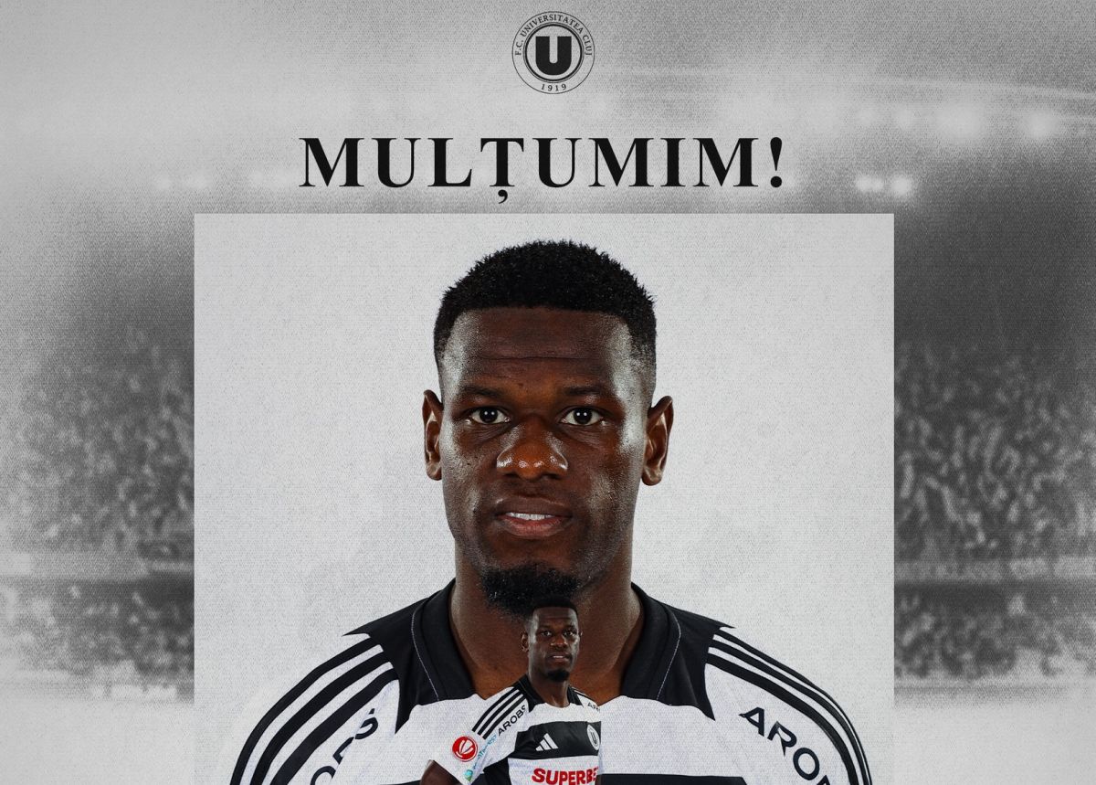 U Cluj a anunțat transferul lui Thiam la FCSB! + Pe câți ani a semnat Gheorghiță