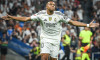 Kylian MBAPPE of Real Madrid celebrates his goal during the Spanish championship La Liga football match between Real Madrid and CA Osasuna on 19 August 2025 at Santiago Bernabeu stadium in Madrid, Spain