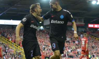 Aberdeen - FCSB 2-2! Roș-albaștrii au avut 2-0, dar au fost egalați pe final după ce au jucat în 10 oameni o repriză