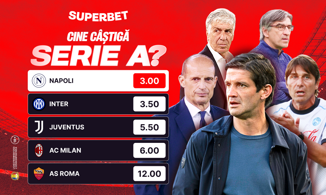 (P) Spectacolul revine în Serie A cu Chivu în prim-plan! Cum arată cotele