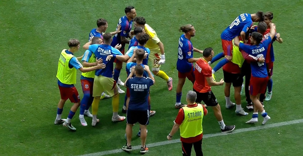 Steaua - CSM Reșița 2-1 | Roș-albaștrii, în 10, au revenit după ce la pauză au fost conduși