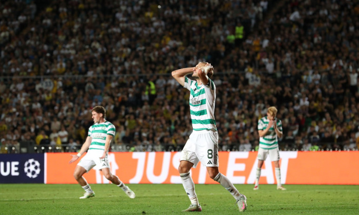 Kairat Almaty v Celtic, UEFA Champions League, Play-Off Round, Second Leg, Football, Almaty Central Stadium, Almaty, Kazakhstan - 26 Aug 2025