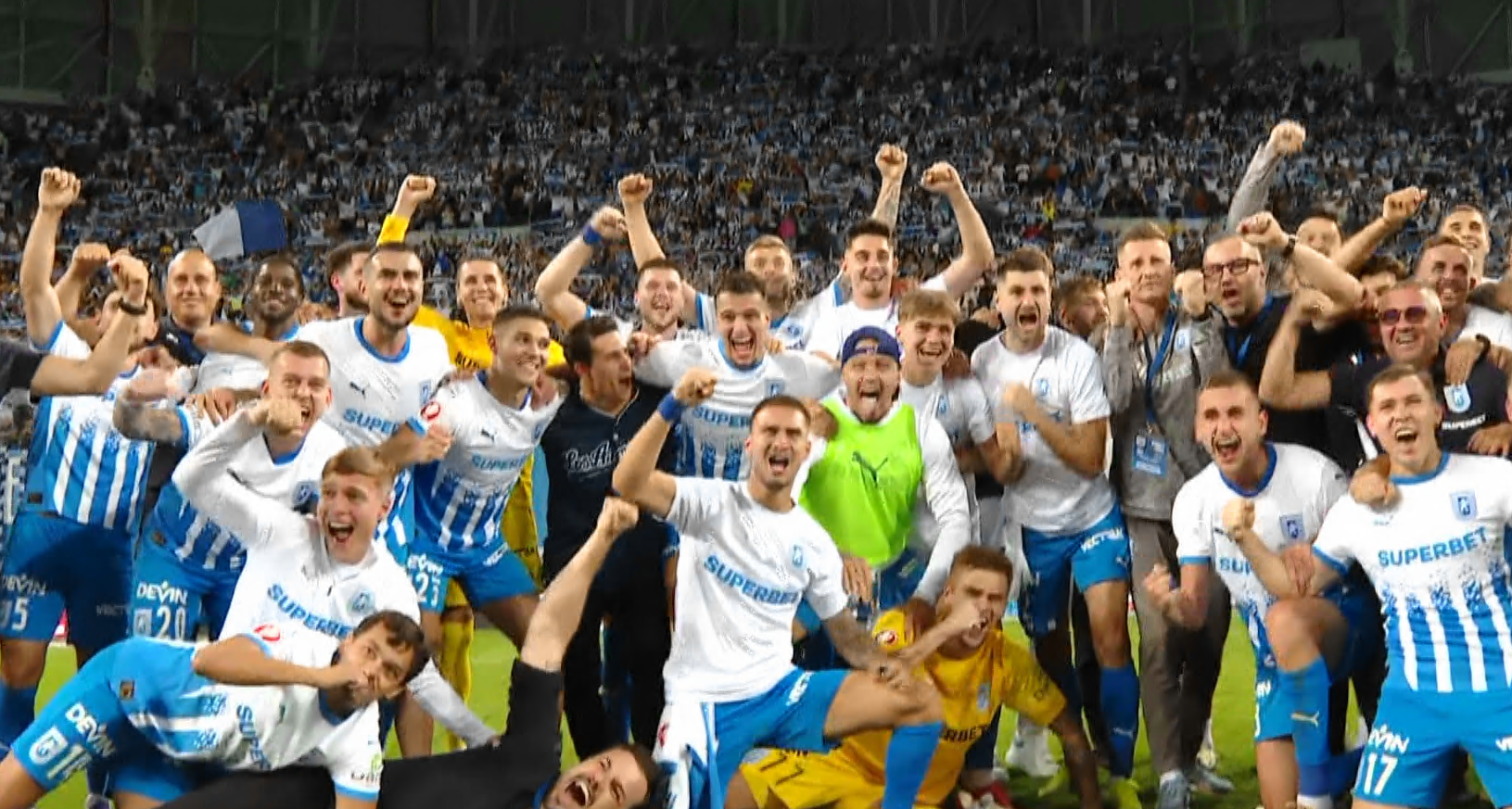 Fiesta la Craiova, după calificarea oltenilor în faza principală din Conference League
