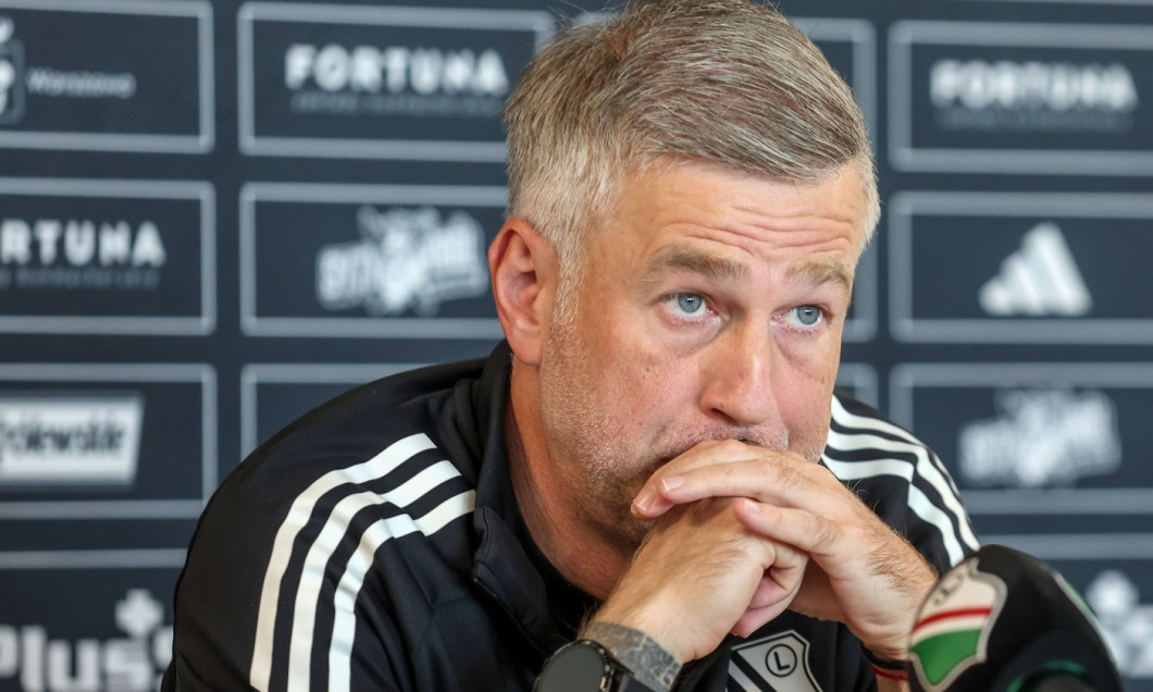 FOOTBALL LEGIA WARSAW PRESS CONFERENCE BEFORE THE MATCH WITH HIBERNIAN CONFERENCE LEAGUE UEFA