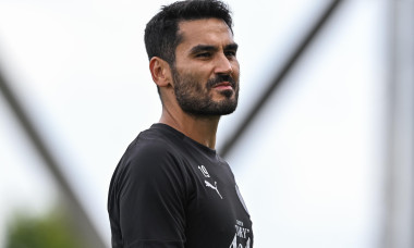 Joie Stadium, Manchester, England, 5th Aug 2025. Ilkay Gundogan of Manchester City during the ‘City Are Back Open Training Event’ Manchester City Open Training Session at the Joie Stadium. (Credit Image: Cody Froggatt/Alamy Live News)