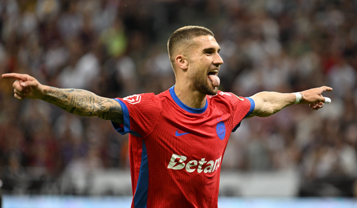 Daniel Bîrligea a surprins după cea mai clară victorie a FCSB-ului în SuperLigă: "Nu am cuvinte"