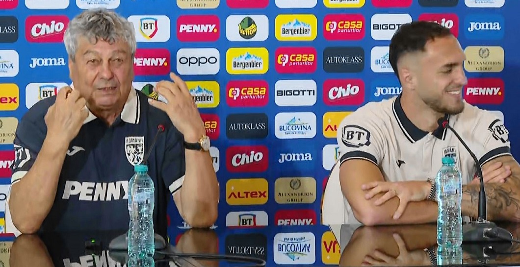 Momentul neașteptat care l-a făcut pe Mircea Lucescu să râdă la conferința de presă. ”Unde a plecat?”