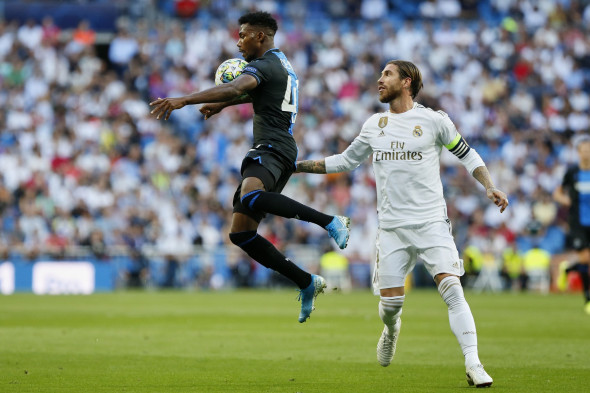 Real Madrid Vs Club Brugge in Madrid, Spain - 01 Oct 2019