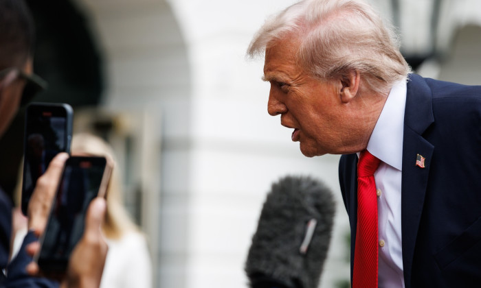 DC: President Trump Departs White House for U.S. Open Tennis Championships in New York