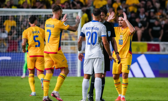 FOTBAL:CIPRU-ROMANIA, PRELIMINARIILE C.M. 2026 (09.09.2025)