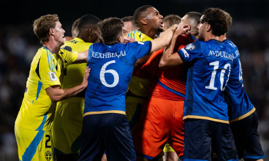 Football, FIFA World Cup Qualifier, Kosovo - Sweden