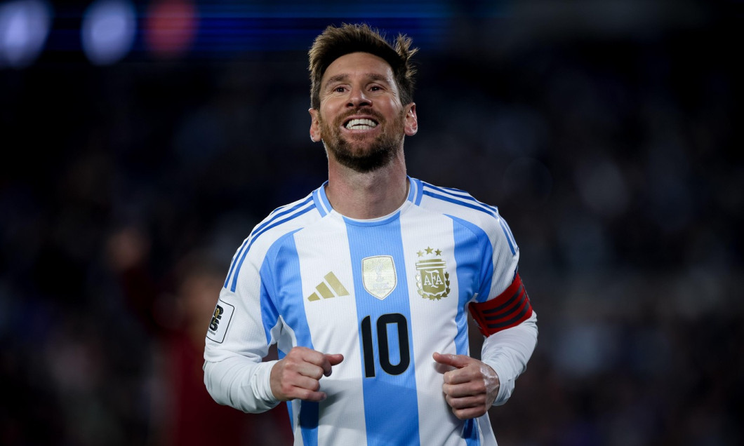 Buenos Aires, Argentina. 04th Sep, 2025. Lionel Messi of Argentina seen during the match between Argentina and Venezuela as part of 2026 FIFA World Cup Qualifiers at Estadio Mas Monumental. Final score Argentina 3 : 0 Venezuela Credit: SOPA Images Limited
