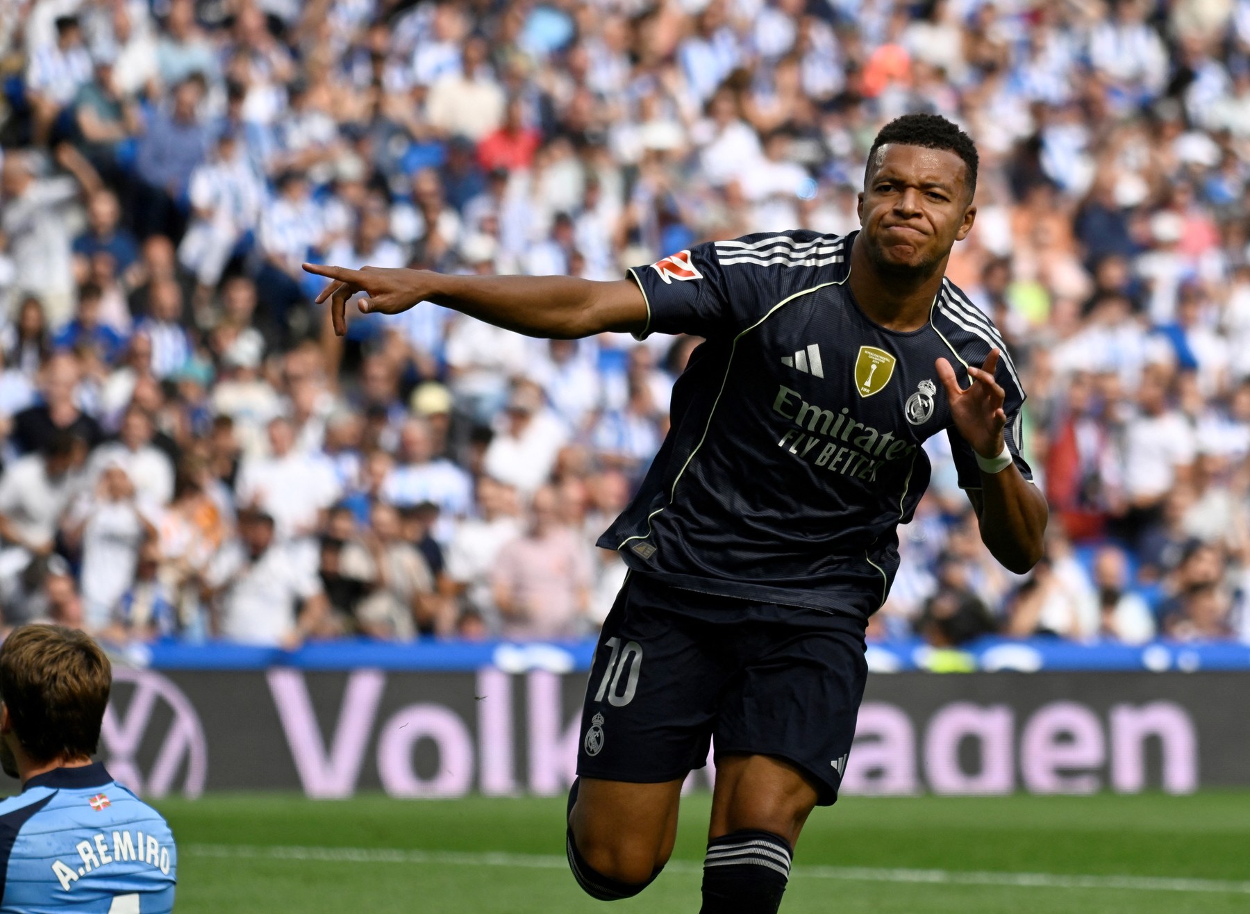 Real Sociedad - Real Madrid 1-2! În 10 timp de 60 de minute, ”Galacticii” au câștigat grație lui Mbappe și Guler
