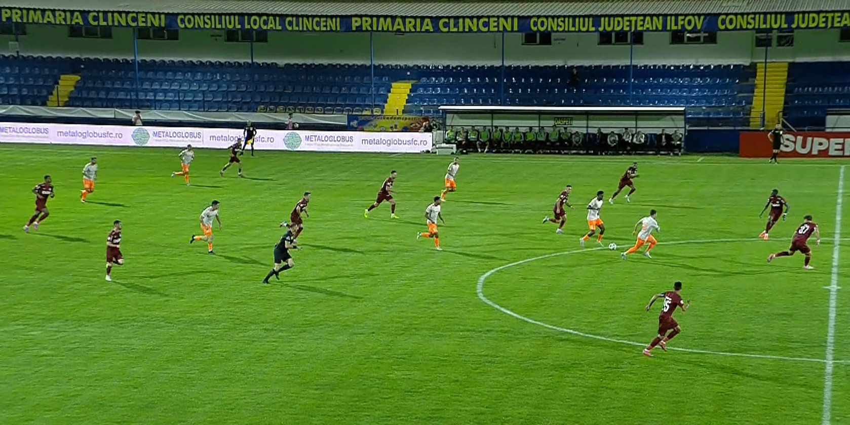 Metaloglobus - CFR Cluj 1-1, ACUM, Digi Sport 1. Korenica a restabilit egalitatea! Coco, gafă la debut
