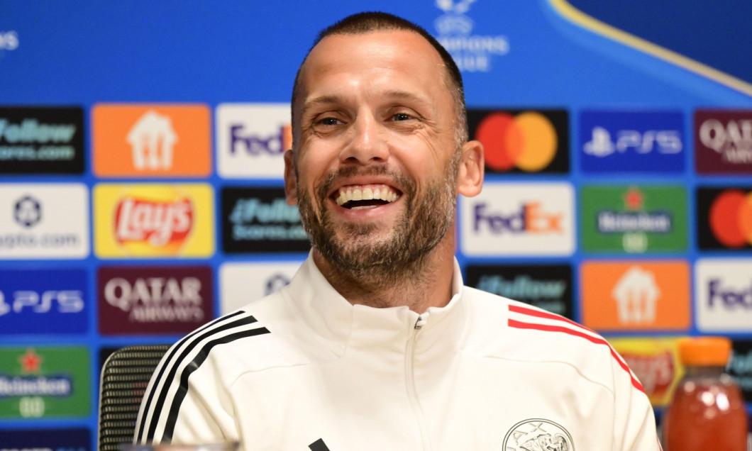 AMSTERDAM - Ajax coach Johnny Heitinga during a training session at De Toekomst in preparation for the Champions League match against Internazionale. ANP OLAF KRAAK