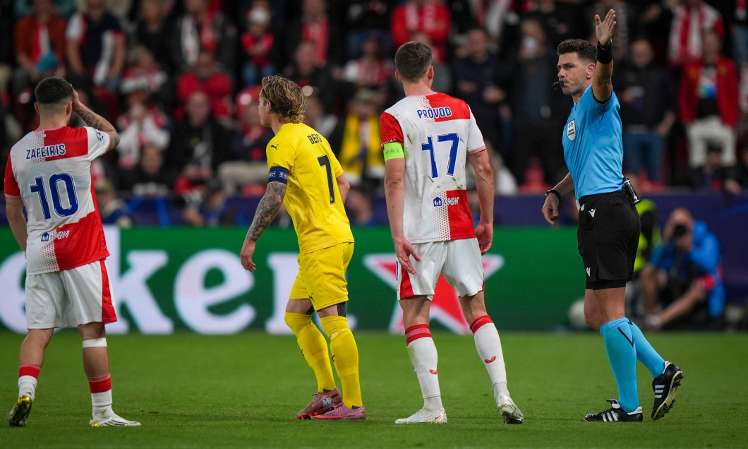 Prague, Czech Republic 20250917. The Champions League match between Slavia Prague and Bødø/Glimt at Fortuna Arena in Prague. Photo: Terje Pedersen / NTB This text is auto translated