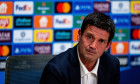 AMSTERDAM, NETHERLANDS - SEPTEMBER 17: FC Internazionale head coach Cristian Chivu attends a press conference after the UEFA Champions League 2025/26 League Phase MD1 match between AFC Ajax and FC Internazionale Milano at Johan Cruijff Arena on September
