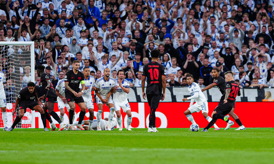 DEN, FC Kopenhagen vs. Bayer 04 Leverkusen, Fussball, UEFA Champions League, Spieltag 1, Spielzeit 2025/2026, 18.09.2025