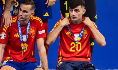 Spain vs England during the UEFA EURO, EM, Europameisterschaft,Fussball 2024 final match in Berlin, Germany Fabian Ruiz