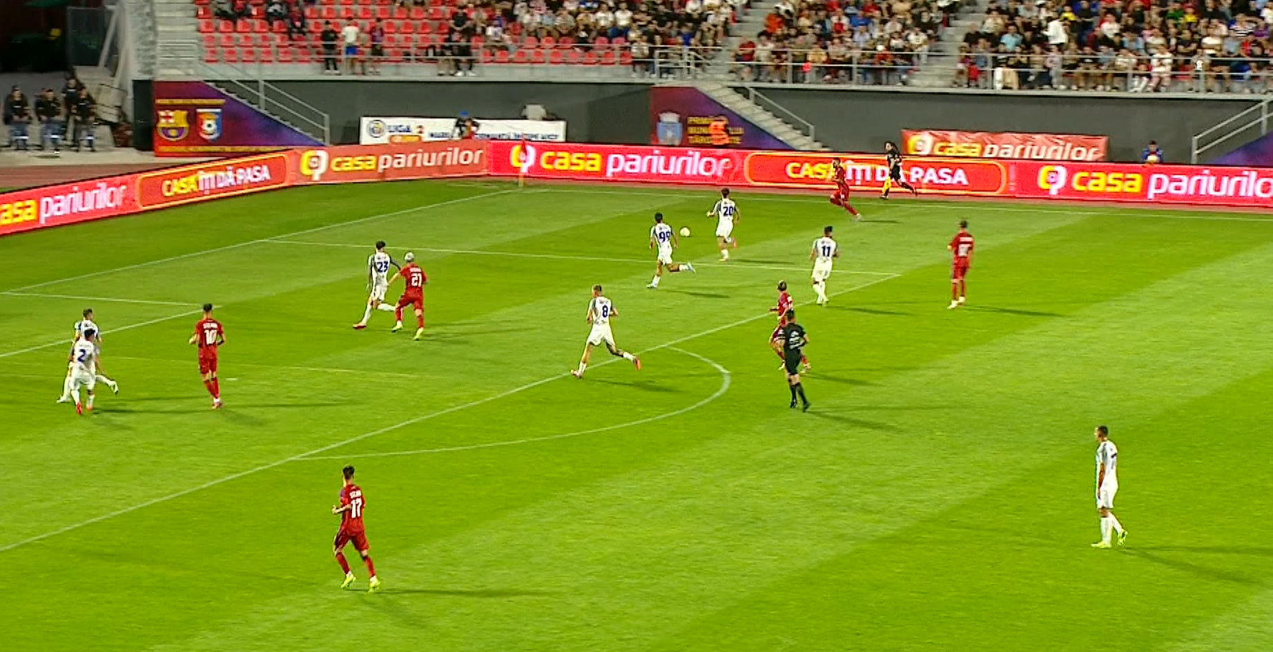 Chindia - Steaua 3-0, ACUM, pe Digi Sport 1. GOOOL! Florea a majorat scorul! ”Militarii” sunt KO!