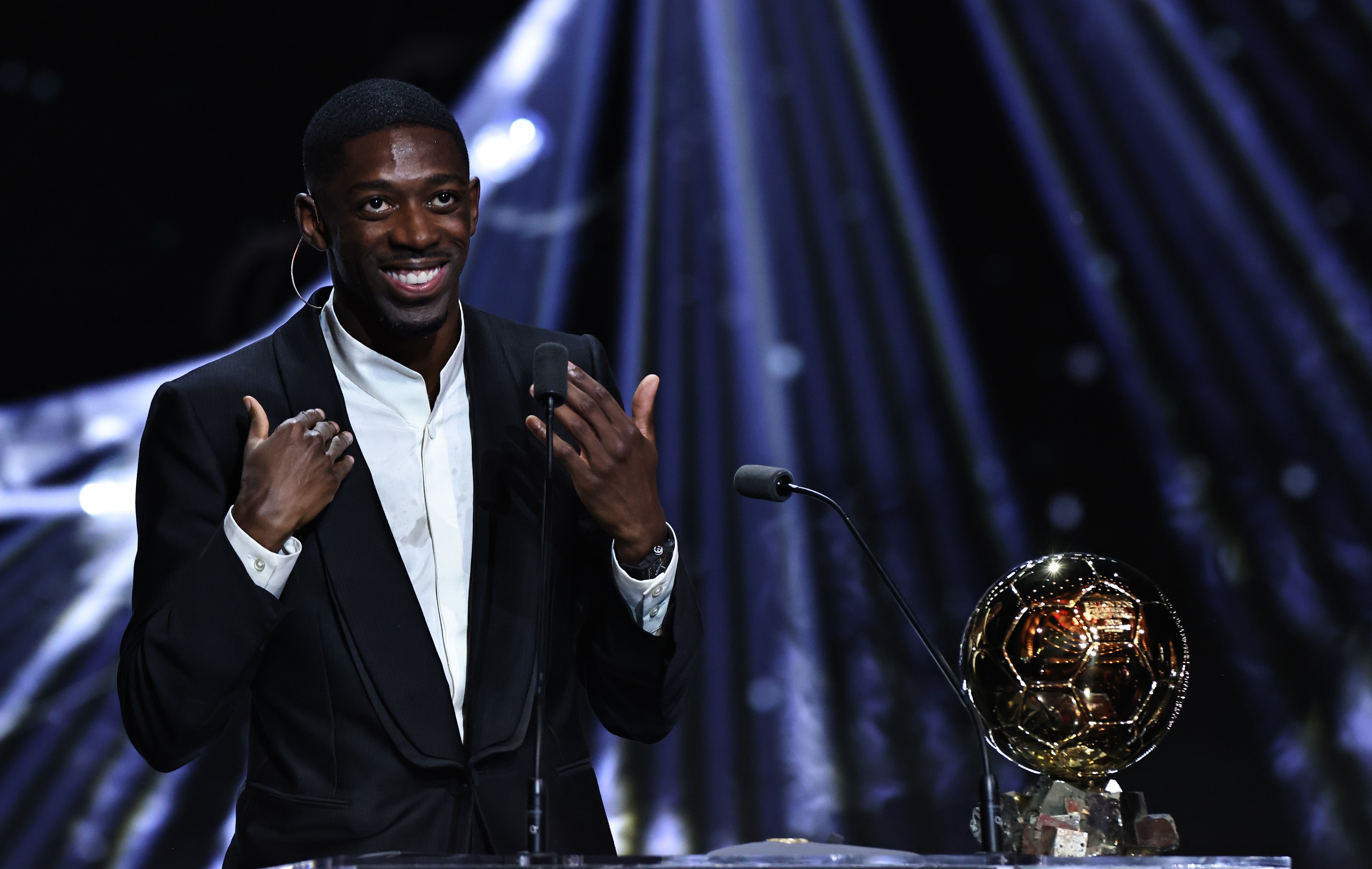 Ce s-a auzit în sală, imediat după ce Ousmane Dembele a câștigat Balonul de Aur