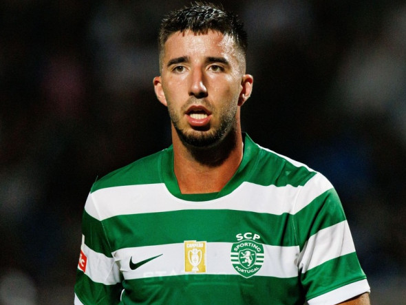 Goncalo Inacio seen during Liga Portugal game between teams of Casa Pia and Sporting CP at Estadio Municipal Rio Maior (Maciej Rogowski)