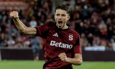 Praha 21.8.2025 Fotbal předkolo Konferenční ligy Sparta Riga